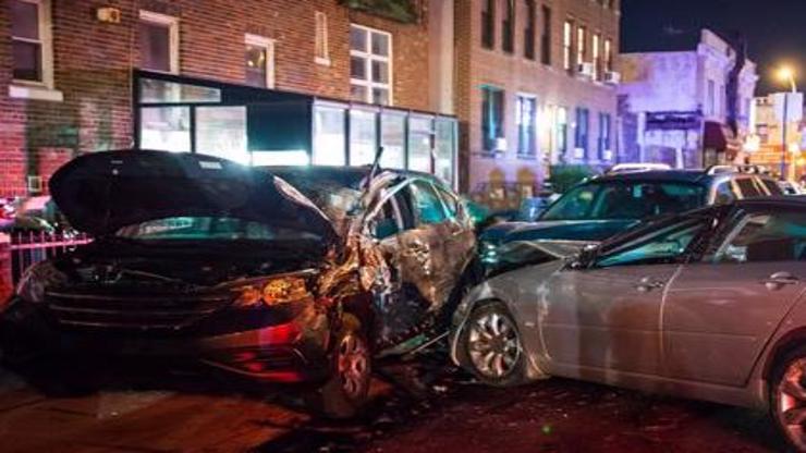 An accident between two cars