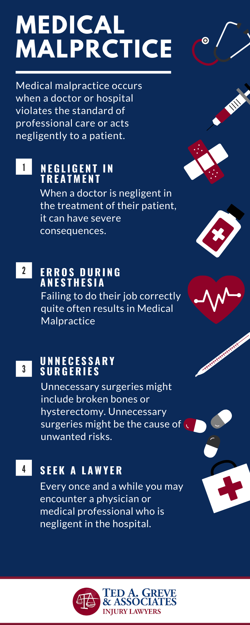 Ted Greve Augusta Medical Malpractice Infographic